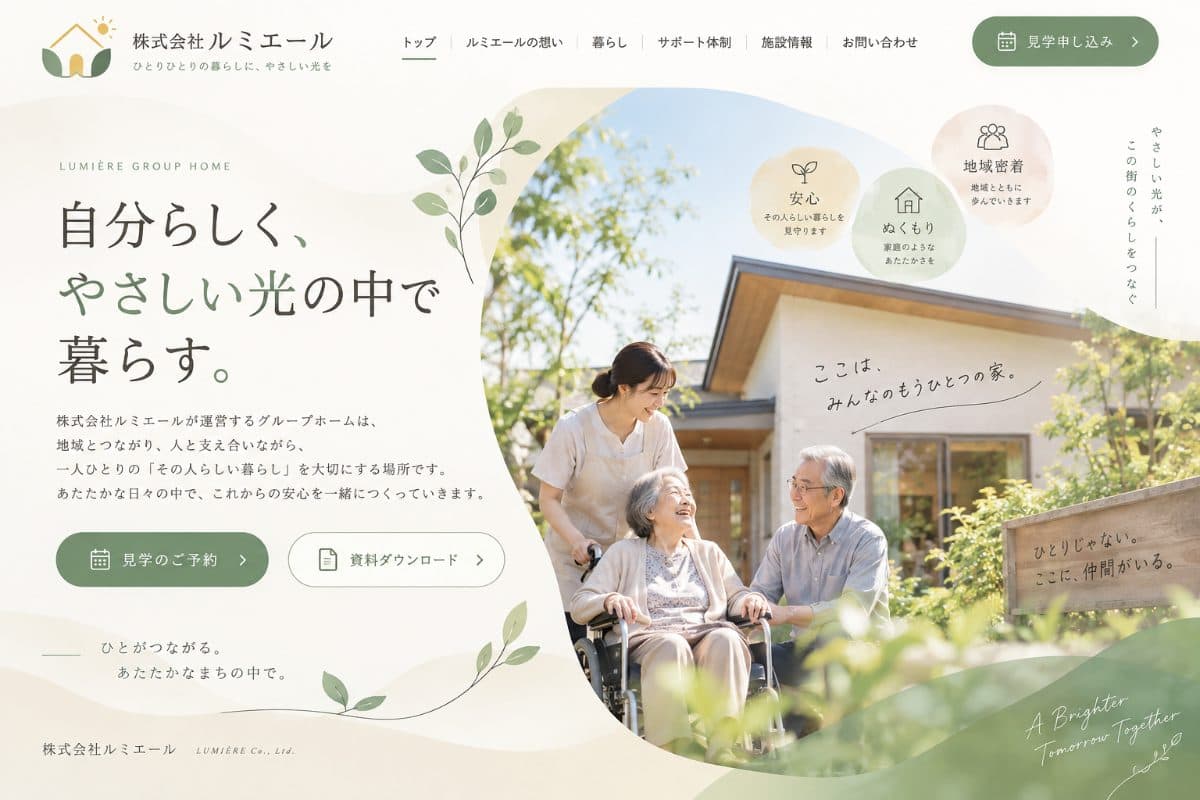 株式会社R様 Webサイト