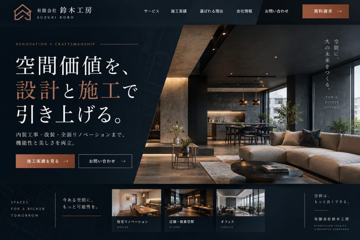 有限会社S工房様 Webサイト