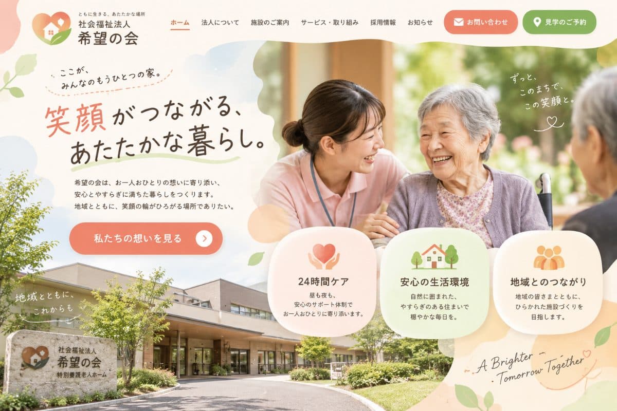 社会福祉法人K会様 Webサイト