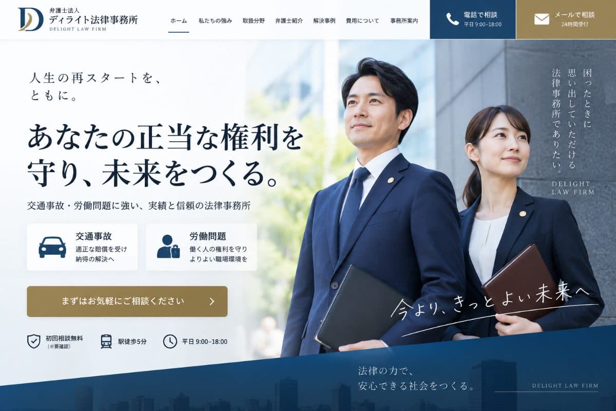 弁護士法人D様 Webサイト