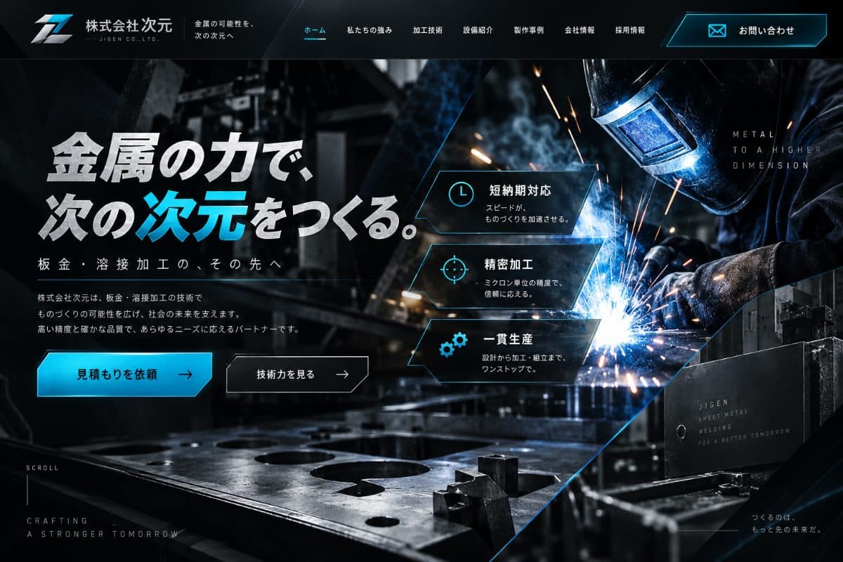 株式会社J様 Webサイト