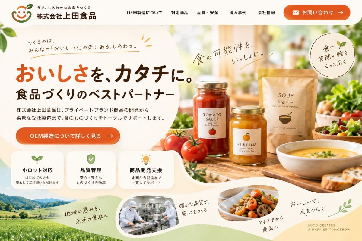 株式会社U様 Webサイト
