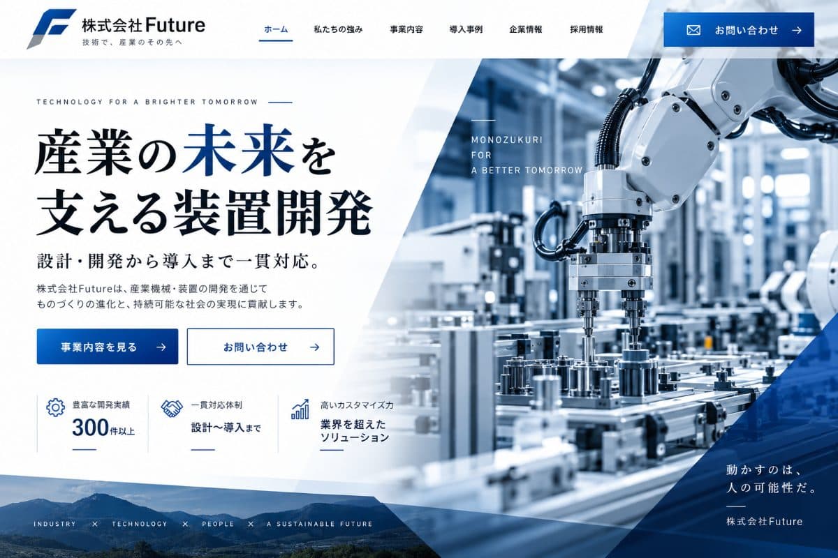 株式会社F様 Webサイト
