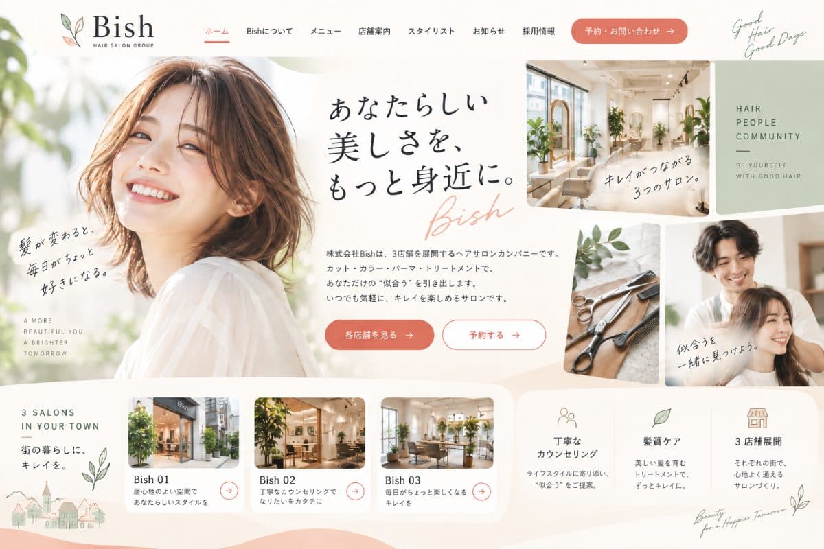 株式会社B様 Webサイト