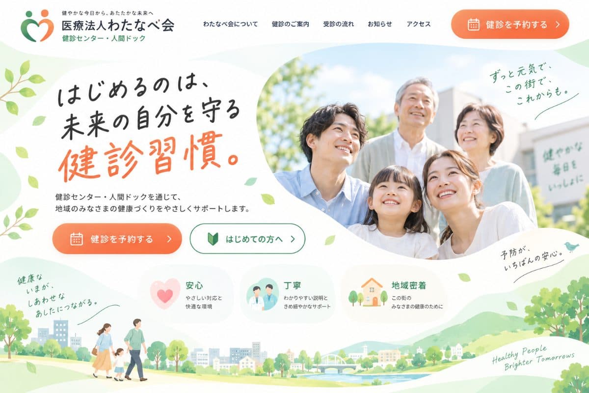 医療法人W会様 Webサイト