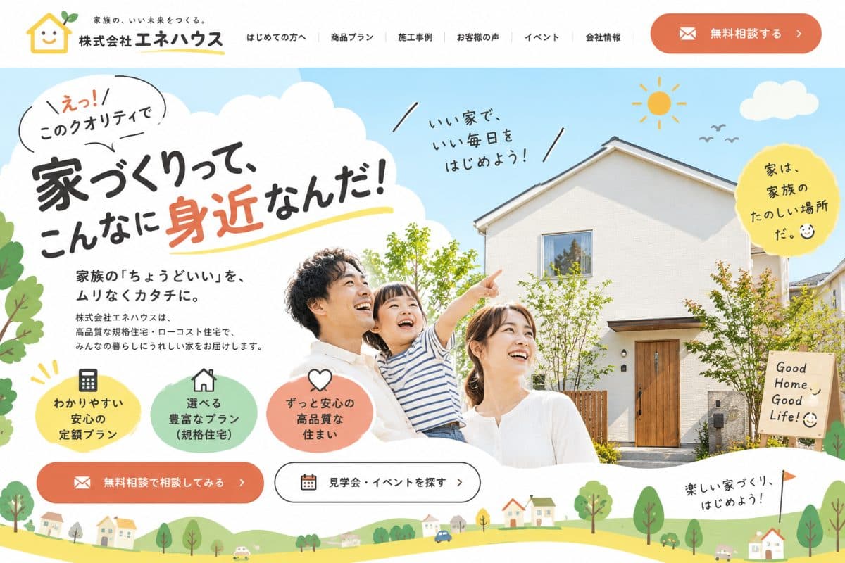 株式会社E様 Webサイト
